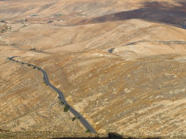 Fuerteventura ıssız yolların