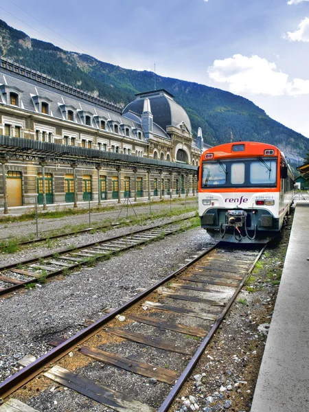 Canfranc tren istasyonu — Stok fotoğraf