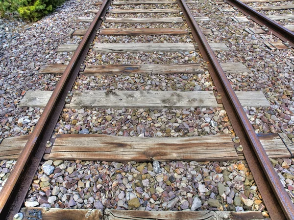 放棄された鉄道 — ストック写真