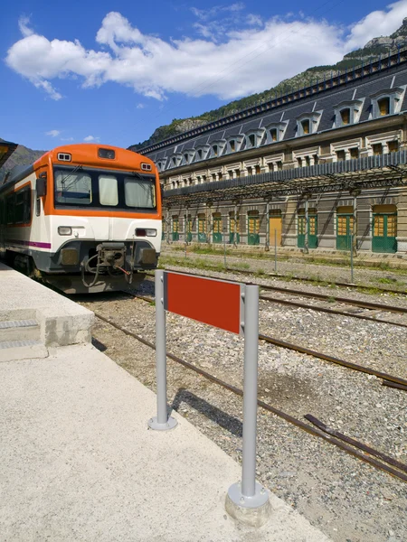 Canfranc 铁路站 — 图库照片