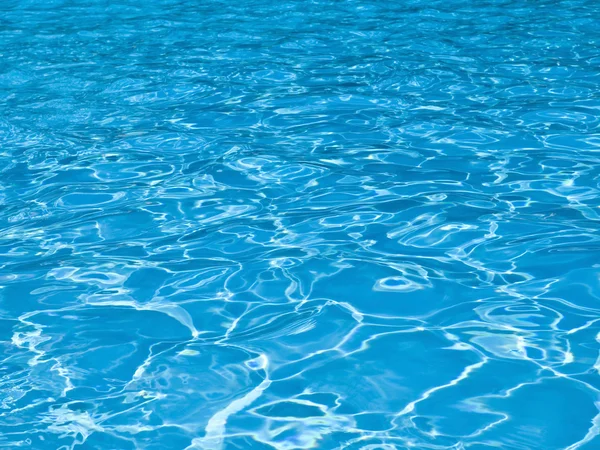 青いプール水の背景 — ストック写真