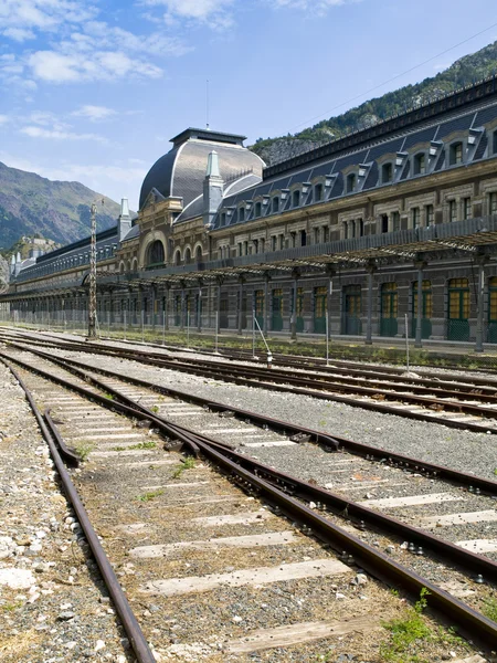 Canfranc železniční stanice — Stock fotografie