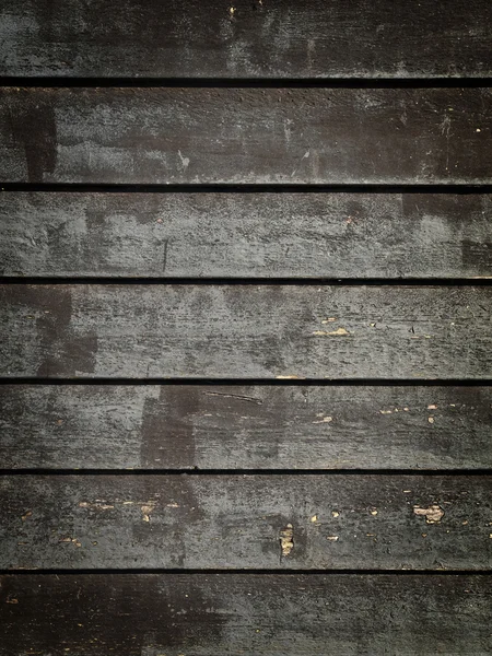 Panneaux de bois Grunge noir — Photo
