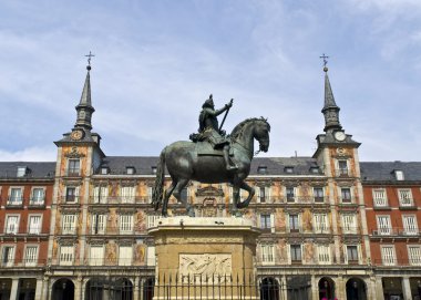 Plaza Mayor, Madrid clipart