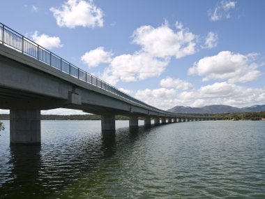 Bridge over Valmayor Reservoir clipart