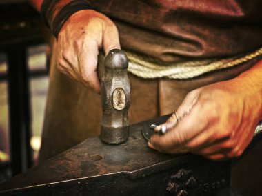 Medieval blacksmith clipart