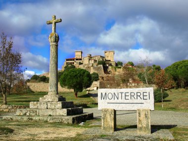 Monterrei Castle in Verin clipart