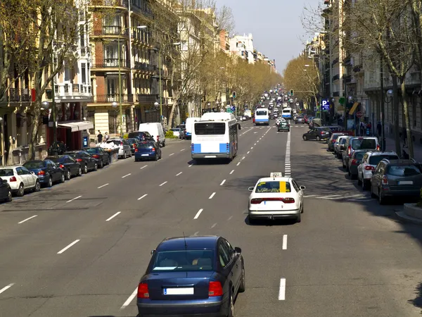 Rua Velazquez em Madrid, Espanha — Fotografia de Stock