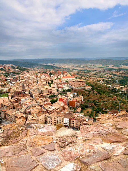 The village of Cardona from its castle — Stock Photo, Image