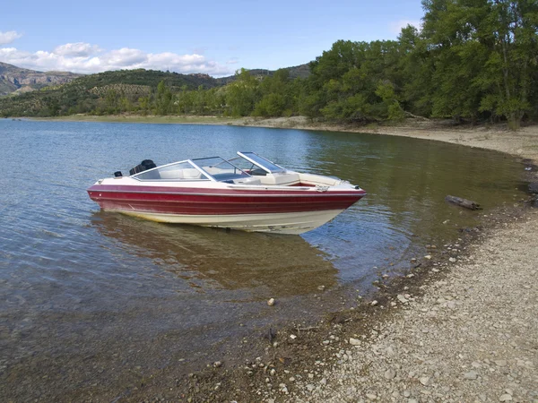 Yacht i sant antoni sjön serien — Stockfoto