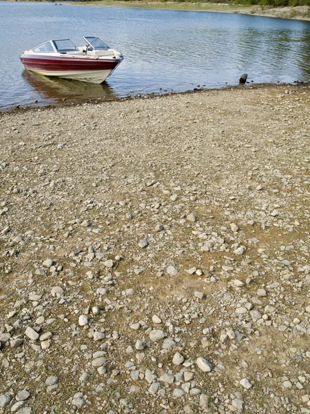 Yacht i sjön sant antoni serien — Stockfoto