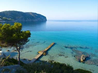 Camp de Mar Beach, Mallorca clipart