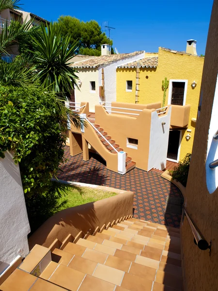 Appartements colorés à Majorque — Photo