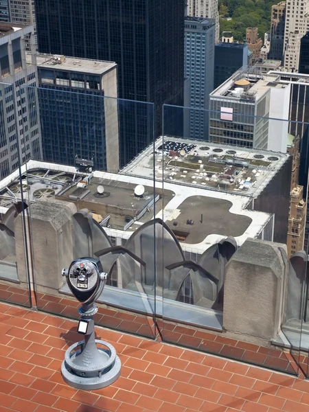 Binoculars of Rockefeller Center — Stock Photo, Image