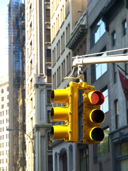 Trafficlights in Manhattan — Stock Photo, Image