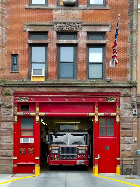 Fire station na Manhattanie — Zdjęcie stockowe