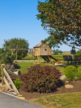 Amish Farm Garden, Lancaster USA clipart