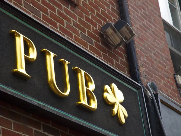 stock image Pub Gold Sign