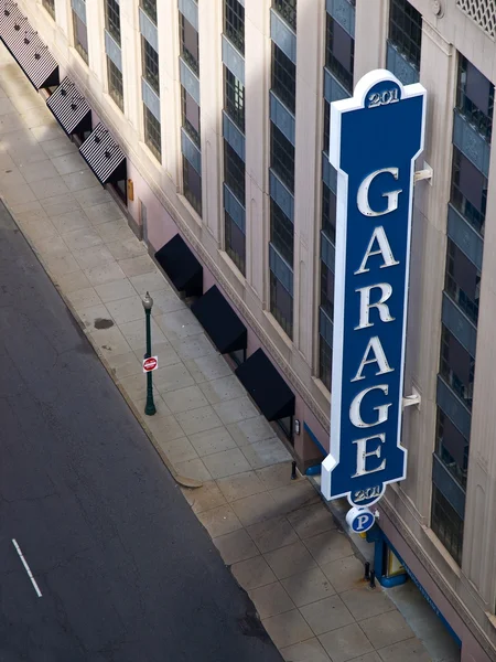 Garaj işareti — Stok fotoğraf