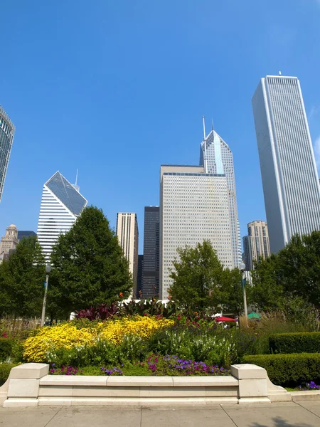 Чикаго хмарочосів — стокове фото
