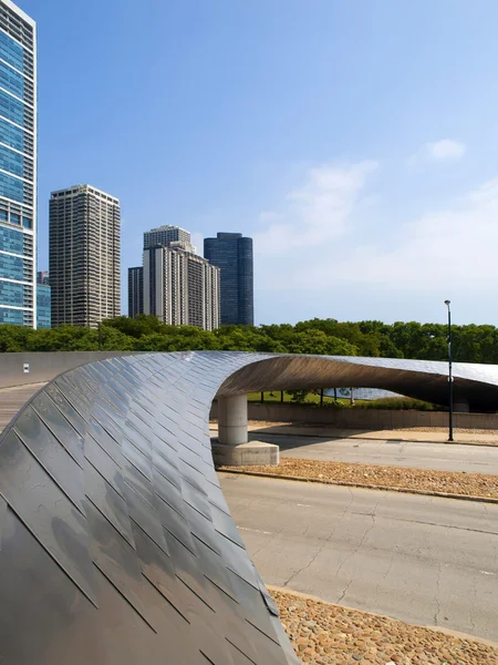 Millenium bridge ' park, chicago — Stockfoto
