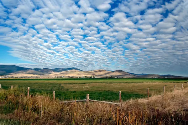 Landschaft en Montana (Big Sky Country) ) Imagen de archivo