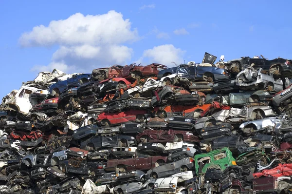 stock image Car junkyard