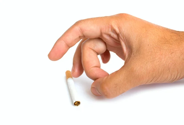 Odmítnutí cigareta. — Stock fotografie