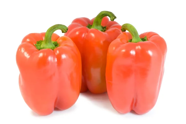 Three red pepper — Stock Photo, Image