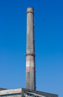 Baca borusu mavi gökyüzü