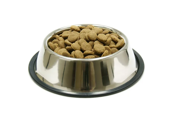 Comida para mascotas en el bowl —  Fotos de Stock