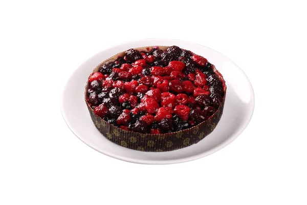 Wood berries pie — Stock Photo, Image