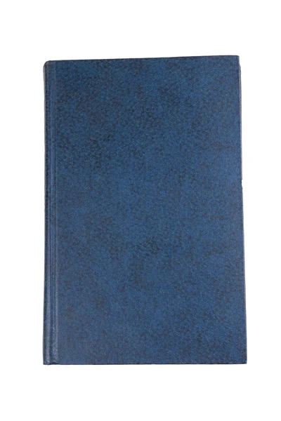 Blå bog isoleret på hvid - Stock-foto
