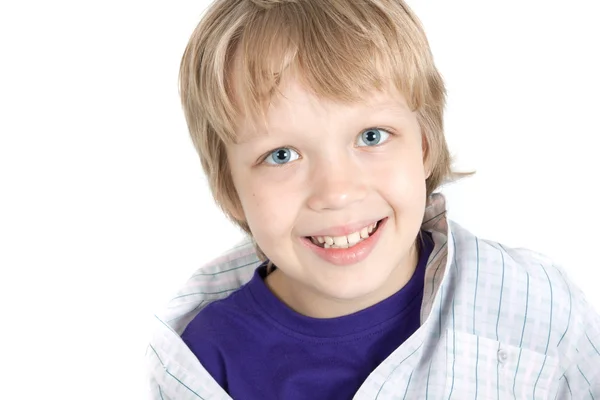 Boy looking to camera — Stock Photo, Image