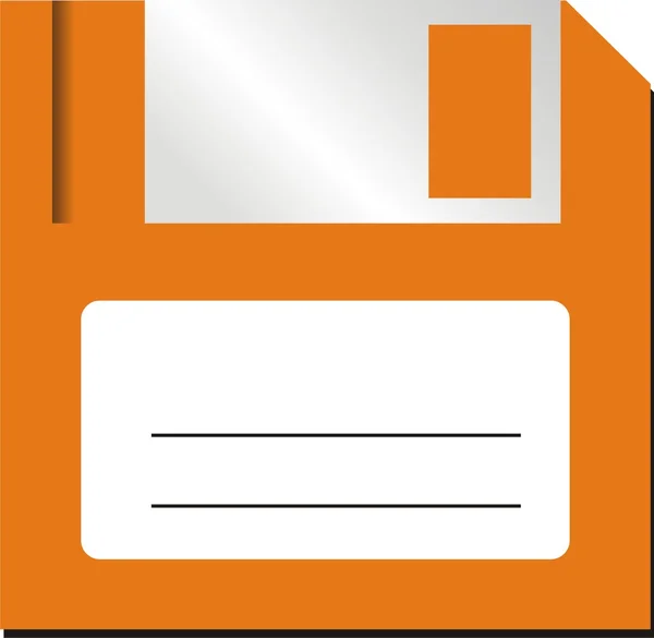 Vieille disquette inutile — Image vectorielle