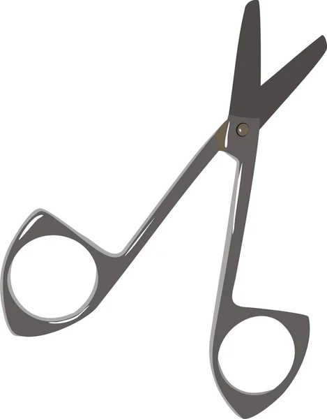 Маленькие железные ножницы — стоковый вектор