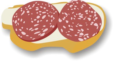 Tasty sandwich clipart