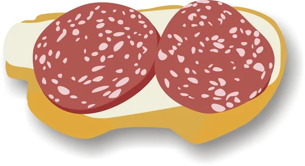 美味的三明治 — 图库矢量图片
