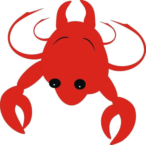 Sea crab — Stock Vector