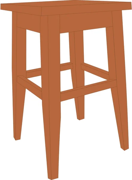 Дерев'яний стілець — стоковий вектор
