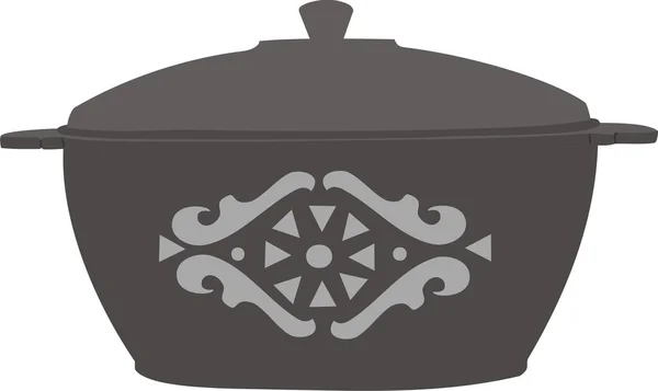 鉄鍋 — ストックベクタ