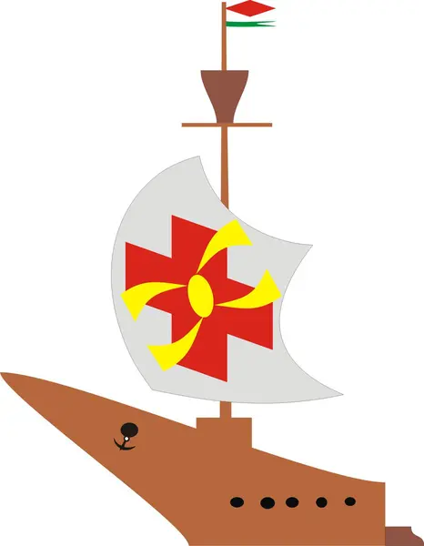 Корабль — стоковый вектор
