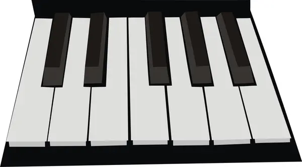 Das Klavier — Stockvektor