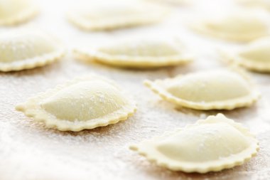 Uncooked ravioli clipart