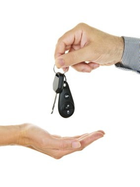 Giving car key clipart