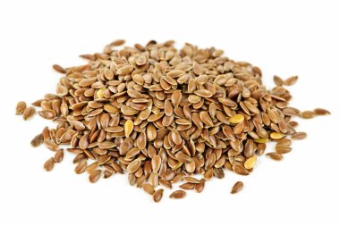 Brown flax seed clipart