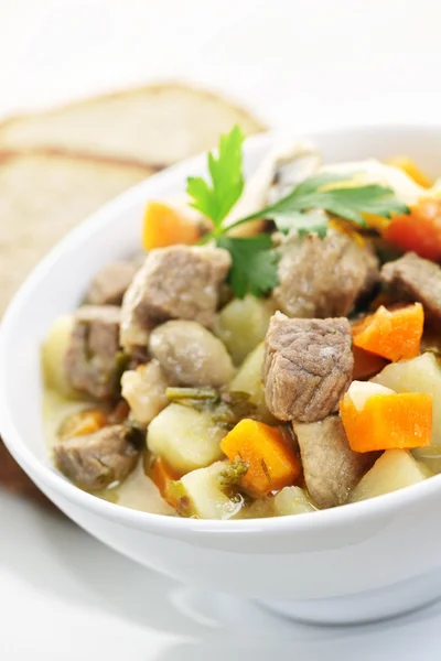 Bowl of beef stew — Stock Photo, Image