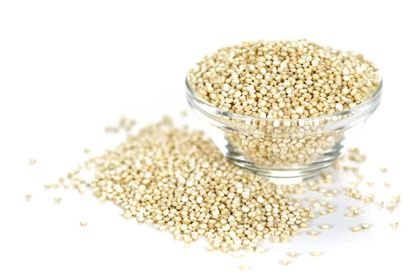 Quinoa graan in kom — Stockfoto