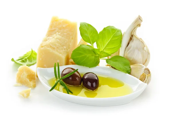 Italská jídla — Stock fotografie