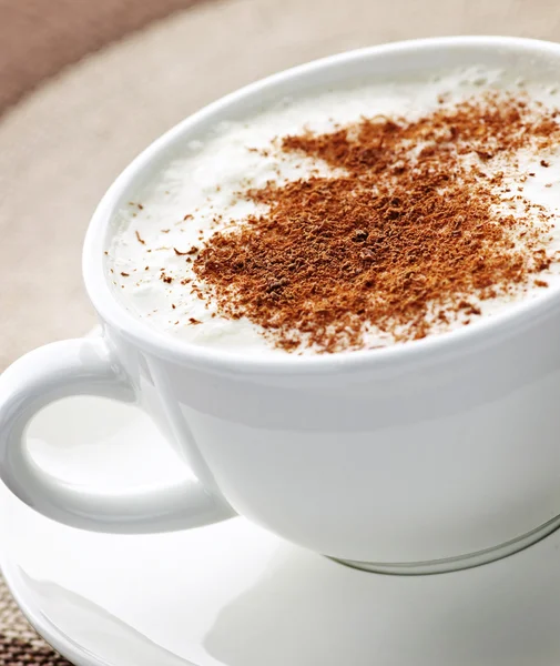Cappuccino or latte coffee — ストック写真
